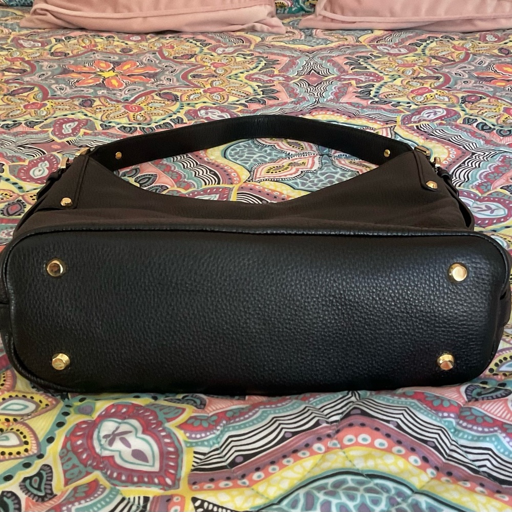 Michael Kors Black Hobo Bag with Gold Accents, Good condition, - Picture 5 of 7